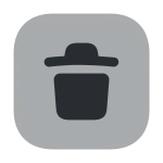 Trush Square SVG Icon